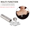 SanThree Keychain Pure Titanium Pill Holder Case, Portable Small 2