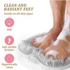 YVPSI Shower Foot & Back Scrubber, Wall Mounted Massage Pad,