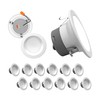 DLR4(v6) 4-inch White Selectable Recessed LED Downlight (12 Pack)