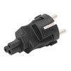 4PCS 2 Slot Plug to IEC320 C5 Power Adapter Professional