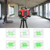 Laser Level 360 Self Leveling 16 Lines 4×360° Green Cross