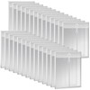 50 Pcs A4 Size Clear Plastic Poly Envelopes with String