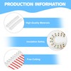 2PCS Clear Electrical Connector Blocks 12 Way 30A Chock Blocks