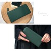 Giselle Long Wallet, Genuine Leather, Thin, Lightweight, Large Capacity, Prevents