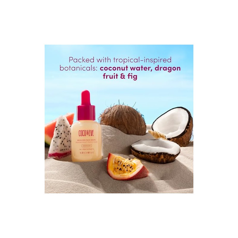 Coco & Eve Bronzing Face Drops - Self Tanning Face