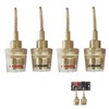 Letics Banana Plug Conversion Connector 4mm Speaker Cable Terminal Female