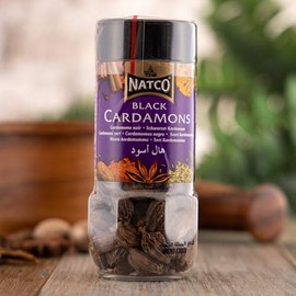 Natco Foods - Black Cardamom Whole 50g Jar - Chilli Wizards