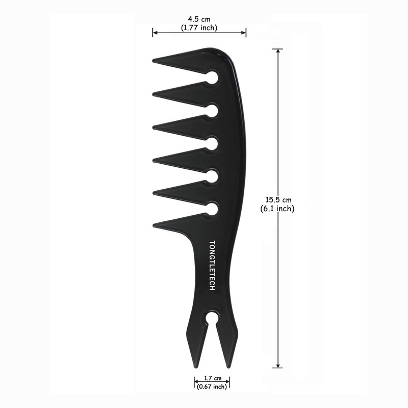 Texture Comb – Men Hair Wide Tooth Combs Styling Brushes