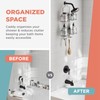 Zenna Home Hanging Shower Caddy for Handheld Shower Heads, Over