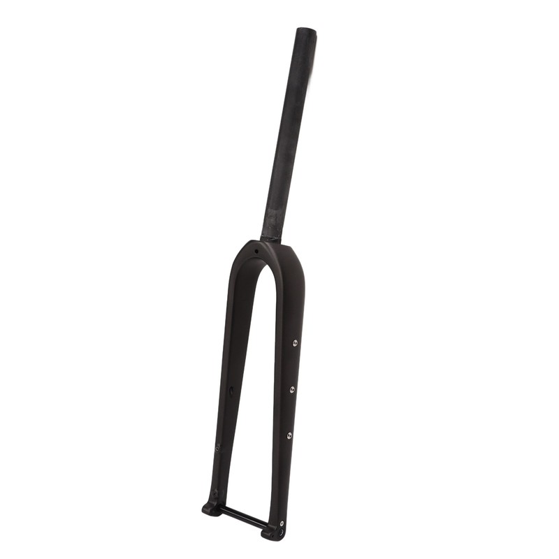 Bike Front Fork Carbon Fiber 100mm Opening Matte Straight Tube