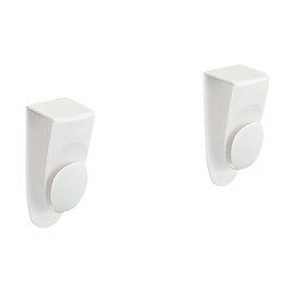 ASBEL POSE K134122 Kitchen Grocery Bag Hooks for Sink Doors, White