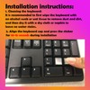 Raised Keyboard Sticker with DIY Character Decals for Nail Art