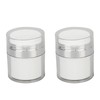 2pcs 50ml Cream Jar Refillable Empty Acrylic Vacuum Makeup Jar