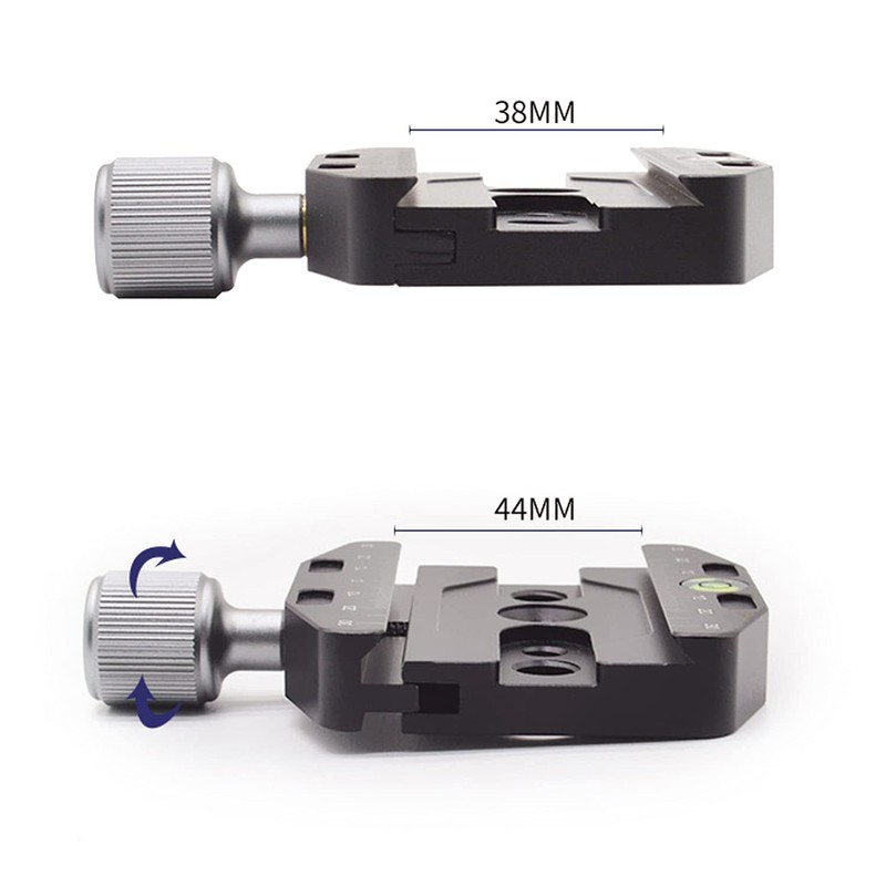 fotoconic CL-110N Quick Release Clamp Compatible with Arca Swiss QR