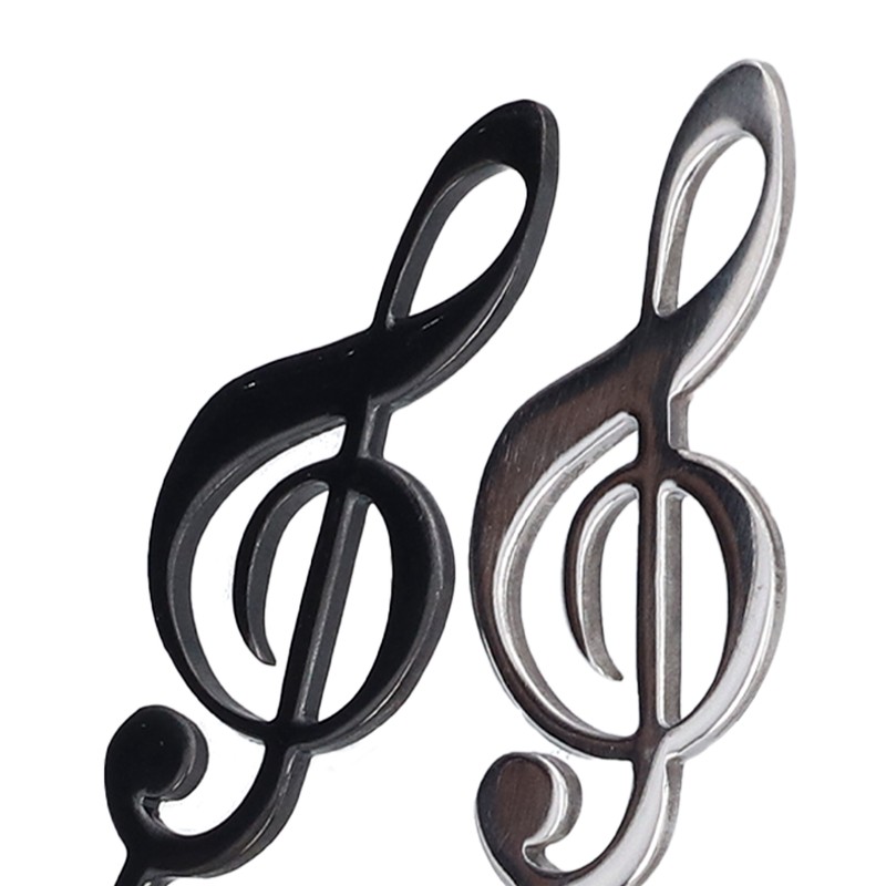 304 Stainless Steel Spoon Innovative Musical Notes Stirring Spoon for