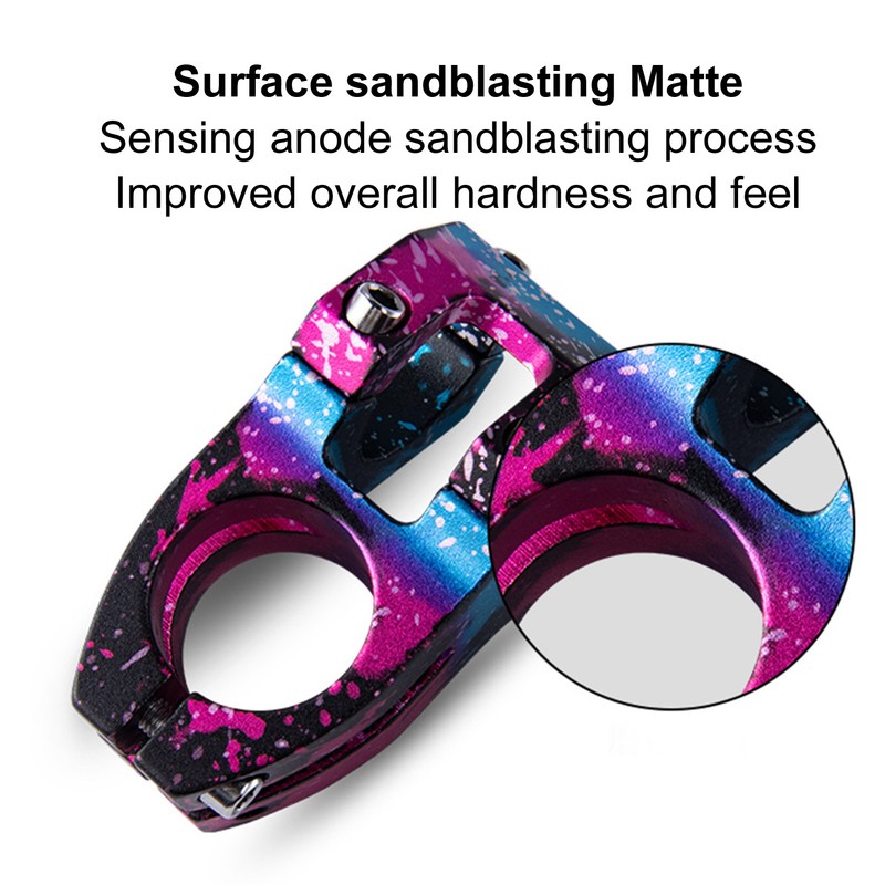 Bicycle Hollow Riser Stem Speed Drop Aluminum Alloy Short Handle