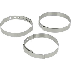 Metaltex Roulades Rings, Multi-Colour, 10-Piece