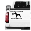 siviwonder German Hunting Terrier Noise Alarm System Car Sticker Dog