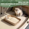 Disposable Litter Boxes for Cats 8-Pack Extra Thick & Sturdy