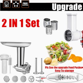 Unbranded For Kitchenaid Stand Mixer Accessories Slicer Shredder Meat Grinder Attachment