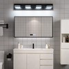 SineRise LED Modern Bathroom Vanity Light Fixtures (4-Light, 30-Inch), Matte