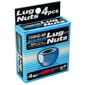 KYO-EI Wheel Nut Lug Nut [M12 x P1.25] 21HEX [Through Type] 103HC-4P