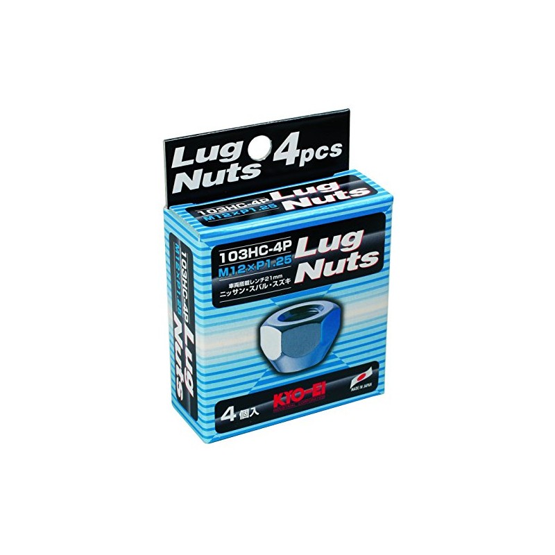 KYO-EI Wheel Nut Lug Nut [M12 x P1.25] 21HEX [Through