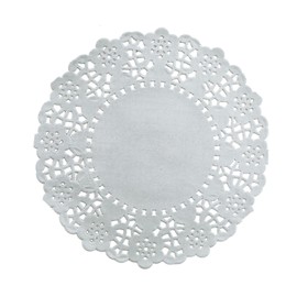 gocreate 200 PK Light Grey Lace Doilies 4.5" Round Disposable Paper Doily for Scrapbook, Paper Crafting
