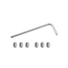 TAKPART Billet Aluminum 4-1/4" Window Crank Handle Kit Compatible for