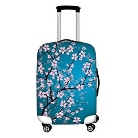 Dremagia Cherry Blossom Luggage Cover Spandex Cover for 26-29 Inch Travel Suitcase