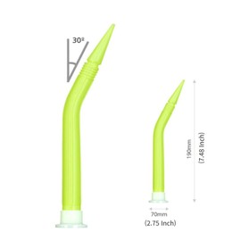 Angle/Long Plastic Nozzle Can be combined and extended, Caulk Applicator 4 PCS (Angle 4p)