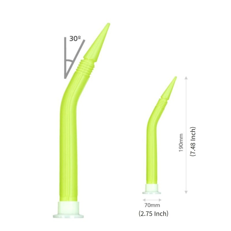 Angle/Long Plastic Nozzle Can be combined and extended, Caulk Applicator