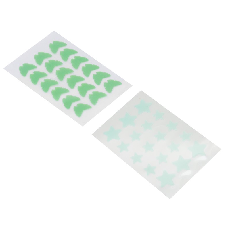 36Pcs Hydrocolloid Pimple Pads Covering Isolating Healing Cartoon Shape Cute