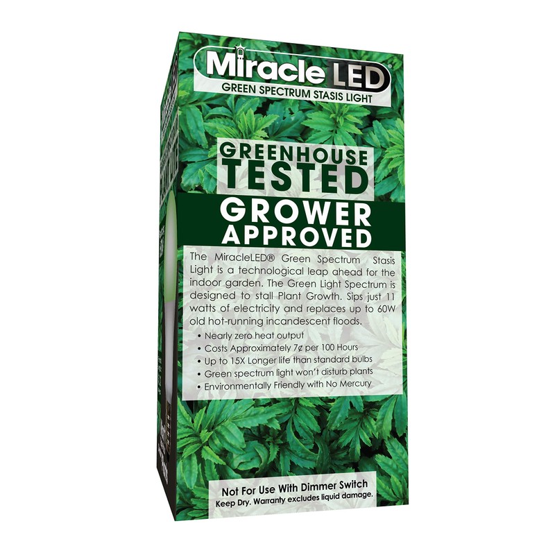 MiracleLED 604614 Green Spectrum Stasis Light, 1 Pack, 60W Grow
