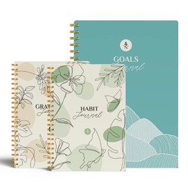 Nativa 5 Tres Diarios | GRATITUD + METAS + HÁBITOS | Tres herramientas para cambiar tu vida de forma positiva | Pasta dura | Sin fecha | Agenda Productividad