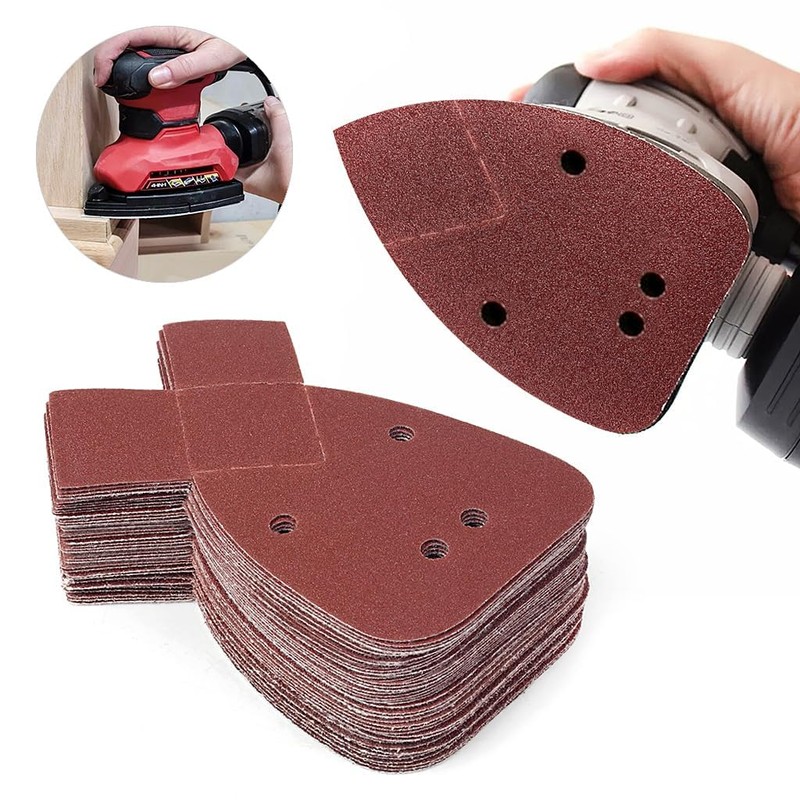 60pcs Black and Decker Mouse Sander Pads, 10 x 40/60/80/120/180/240