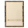 Lawrence Frames Bamboo Design Metal Frame, 5x7, Gold