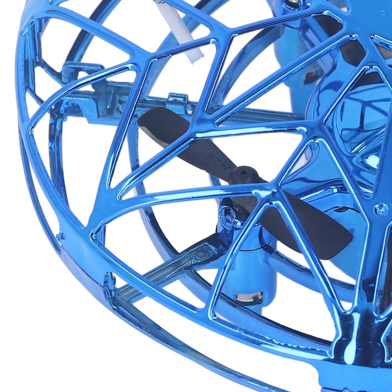 Hand Controlled Flying Drone Children Flying Toy Blue Hand Drone