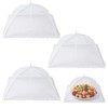 3 Mesh Food Covers Pop Up, Reusable 12 Inch Collapsible