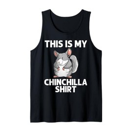 Cool Chinchilla For Men Women Animal Lover Rodent Zookeeper Tank Top