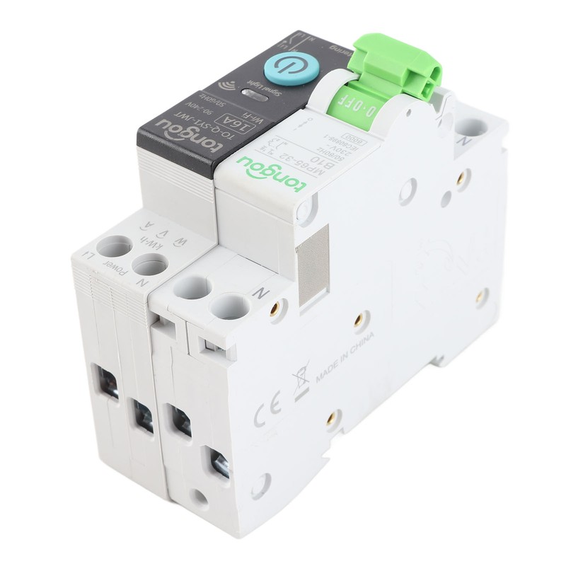 Small Intelligent Circuit Breaker Voice Control Timed Delay Remote WiFi