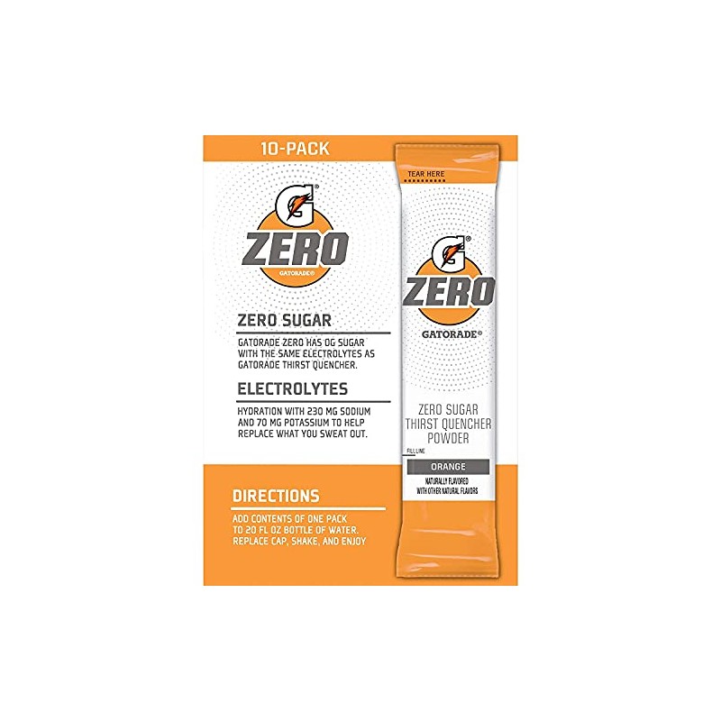 The Gatorade Gatorade G Zero, Sugar Free Powder Sticks, 0.10oz