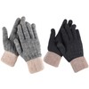 2 Pairs Winter Gloves for Women Touch Screen Gloves Women