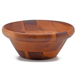 スワンソン商事 サラダボウル 木製 アカシア ブラウン 直径15.0×高さ6.0cm 木製の温かみ 食卓に馴染むおしゃれなデザイン SB-150AB S
