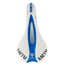 INION White/Blue Gel Bicycle Seat Bicycle Saddle Mountain Bike Touring Saddle