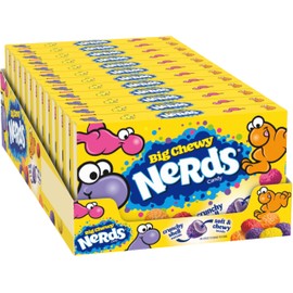 Nerds Big Chewy Candy, 4.25 Ounce Movie Theater Candy Boxes (Pack of 12)