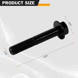 CHENACC Exhaust Manifold Flanged Bolt For Ford F series 250 350 7.3L Diesel Engine 1994 1995 1996 1997 1998 1999 2000 2001 2002 2003 Diesel Engine Pack of 16