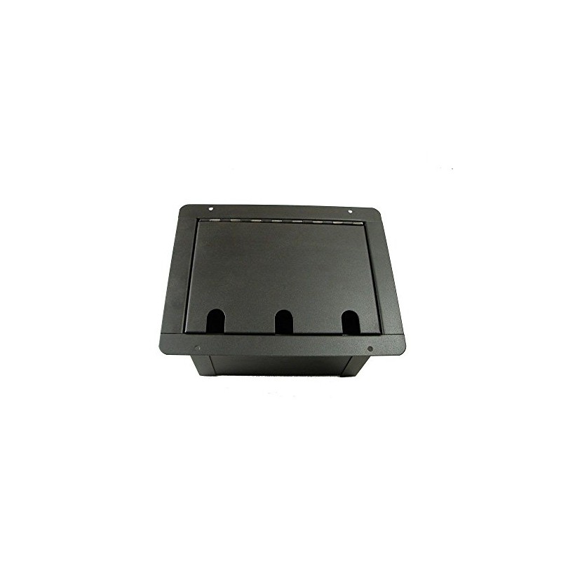 PROCRAFT FPPU-12X-BK Recessed Stage Pocket/Floor Box with 12 "D Punches