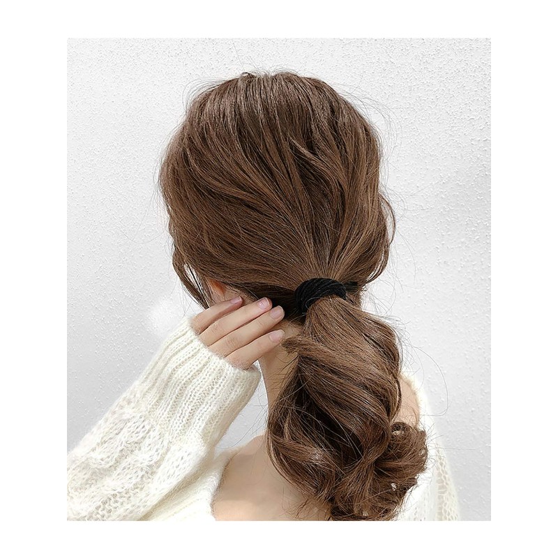 BIANHUAN Hair Ties, Ring Elastics, Colorful, Washable, Cute, Large Capacity,