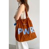 Tougenove 55K210G308 Women's Tote Bag, A4 Size, Nylon, Big Logo,